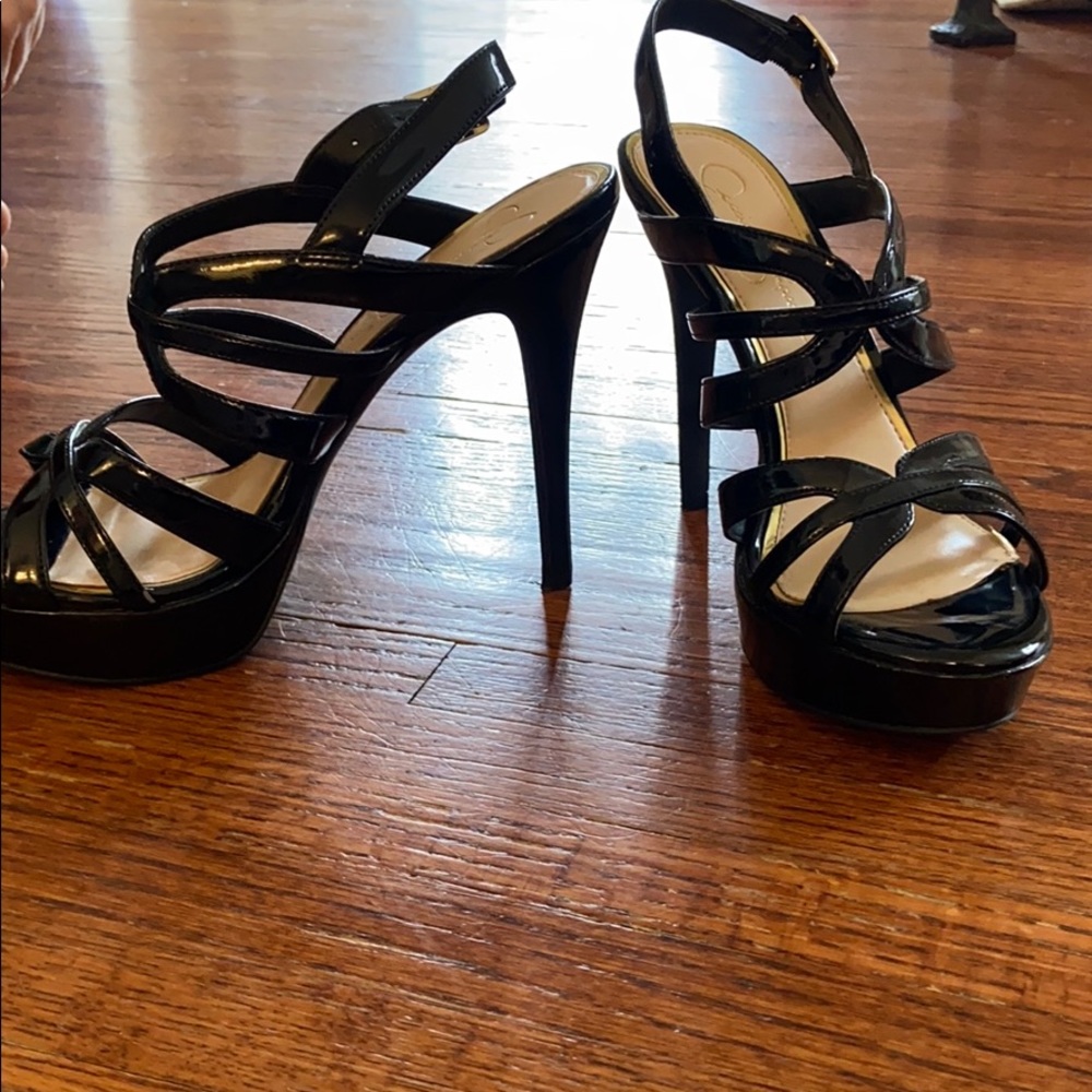 Jessica Simpson Black Heels
